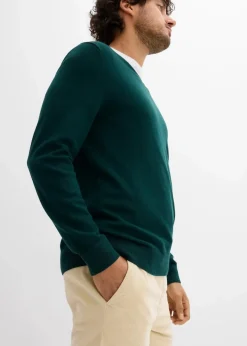 Herren bonprix Große Größen|Hosen|Regular Fit Cord-Schlupfhose, Straight