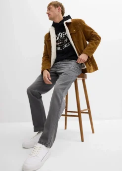 Discount Regular Fit Jeans aus reiner Baumwolle mit Komfortbund, Straight Herren Große Größen|Jeans
