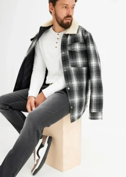 Outlet Regular Fit Jeans-Jogger mit Komfortbund, Tapered Herren Jeans|Große Größen