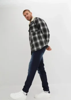 Regular Fit Jeans-Jogger mit Komfortbund, Straight Herren Große Größen|Sweat