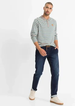 New Regular Fit Jeans-Jogger mit Komfortbund, Tapered Herren Große Größen|Jeans
