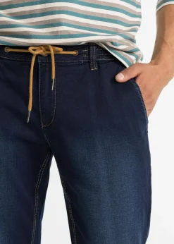 New Regular Fit Jeans-Jogger mit Komfortbund, Tapered Herren Große Größen|Jeans