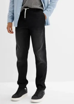 Clearance Regular Fit Jeans-Jogger mit Komfortbund, Straight Herren Jeans|Sweat
