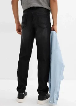 Clearance Regular Fit Jeans-Jogger mit Komfortbund, Straight Herren Jeans|Sweat