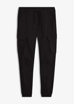 Herren bonprix Große Größen|Hosen|Regular Fit Schlupf-Cargohose, Straight