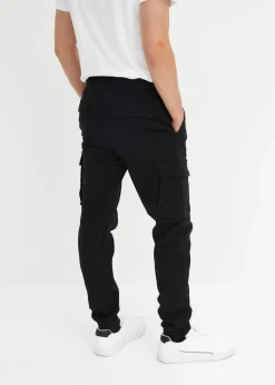 Herren bonprix Große Größen|Hosen|Regular Fit Schlupf-Cargohose, Straight