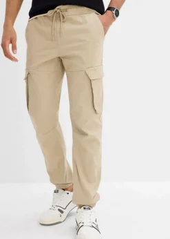 Online Regular Fit Schlupf-Cargohose, Straight Herren Hosen|Große Größen