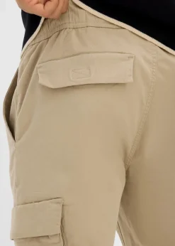 Online Regular Fit Schlupf-Cargohose, Straight Herren Hosen|Große Größen