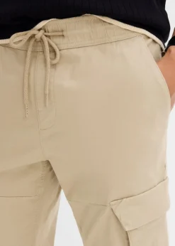 Online Regular Fit Schlupf-Cargohose, Straight Herren Hosen|Große Größen