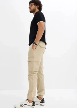 Online Regular Fit Schlupf-Cargohose, Straight Herren Hosen|Große Größen