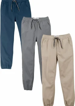 Kinder bonprix Jungen 2-8 Jahre·Jeans & Hosen|Jungen 2-8 Jahre·Mehrfachpacks|Regular Fit Schlupfhose aus reiner Baumwolle (3er Pack)