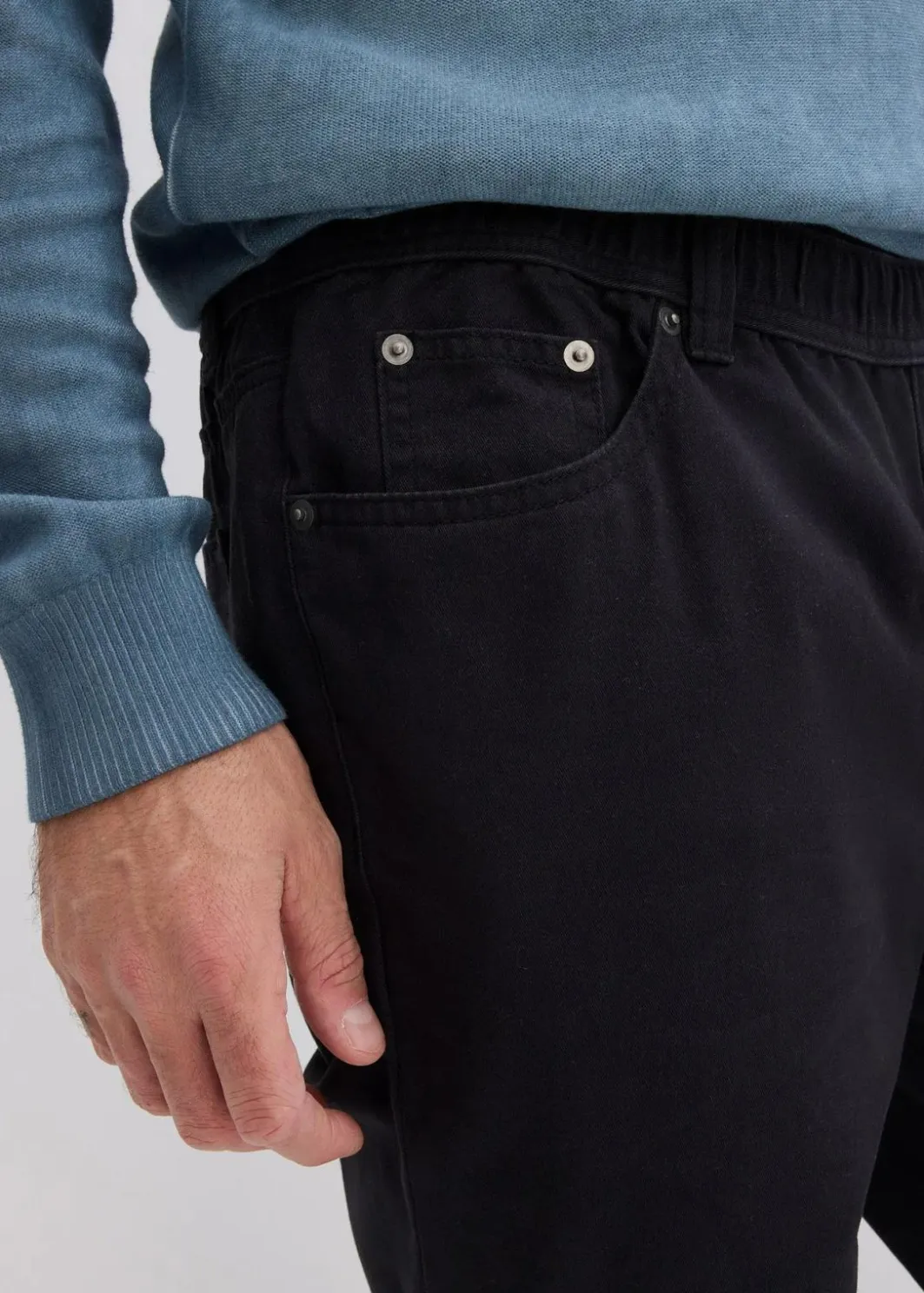 New Regular Fit Schlupfhose mit Komfortbund, Straight (2er Pack) Herren Große Größen|Hosen