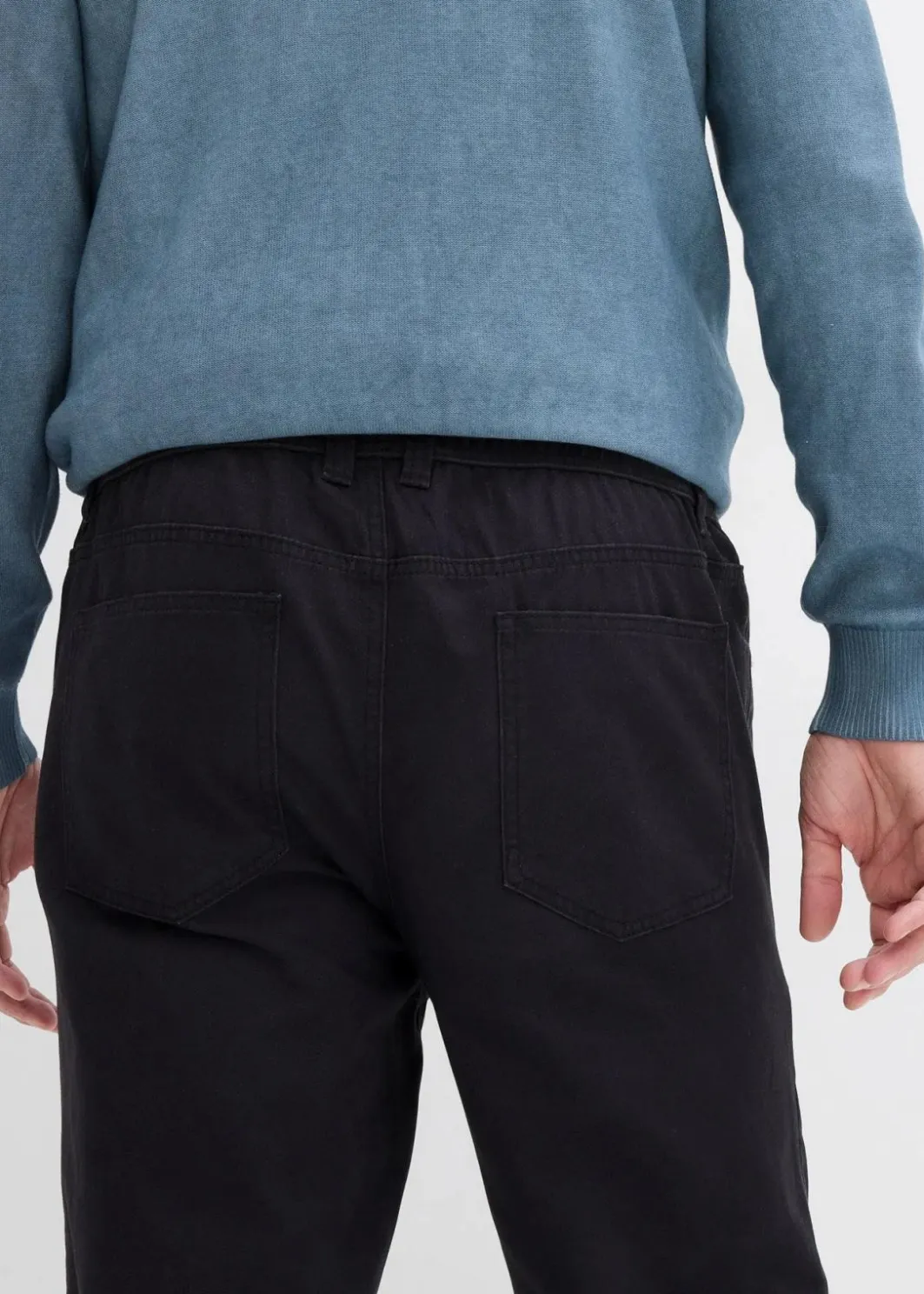 New Regular Fit Schlupfhose mit Komfortbund, Straight (2er Pack) Herren Große Größen|Hosen