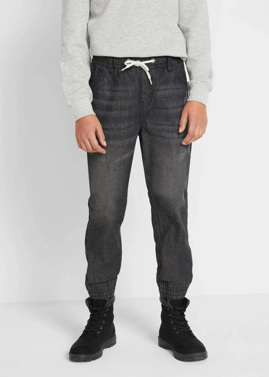 Kinder bonprix Jungen 9-16 Jahre·Jeans|Jungen 9-16 Jahre·Mehrfachpacks|Regular Fit Schlupfjeans mit Baumwolle (2er Pack)