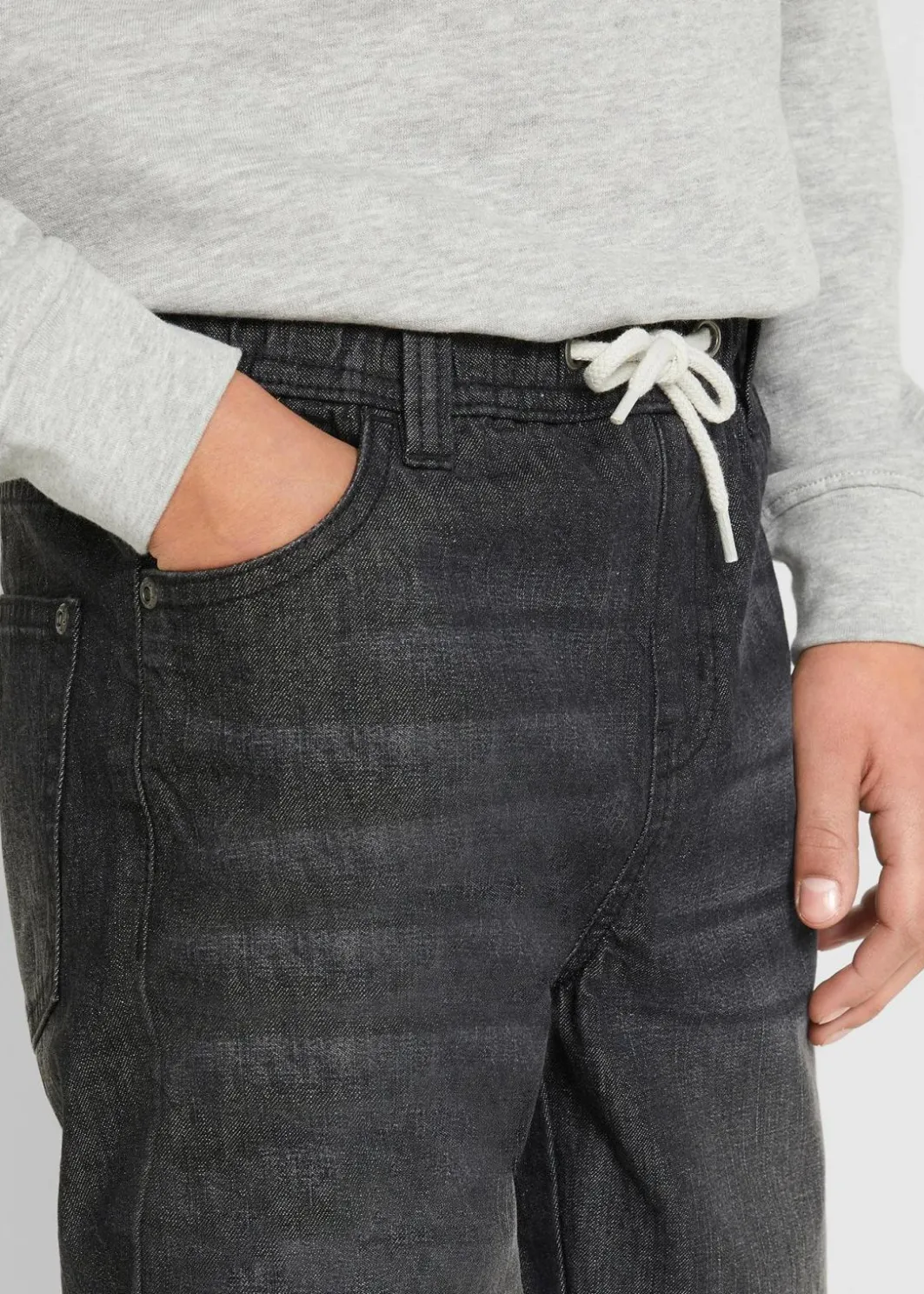 Kinder bonprix Jungen 9-16 Jahre·Jeans|Jungen 9-16 Jahre·Mehrfachpacks|Regular Fit Schlupfjeans mit Baumwolle (2er Pack)