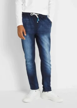 New Regular Fit Schlupf-Sweat-Jeans, Straight Kinder Jungen 9-16 Jahre·Bademode|Jungen 9-16 Jahre·Jeans