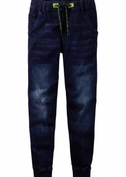Kinder bonprix Jungen 9-16 Jahre·Bademode|Jungen 9-16 Jahre·Jeans|Regular Fit Schlupf-Sweat-Jeans, Tapered