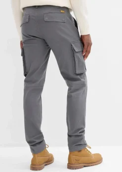 Best Regular Fit Stretch-Cargohose aus robuster Bio-Baumwolle, Straight Herren Hosen|Outdoorbekleidung