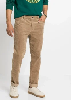 Best Regular Fit Stretch-Cordhose mit Komfortschnitt Herren Große Größen|Hosen