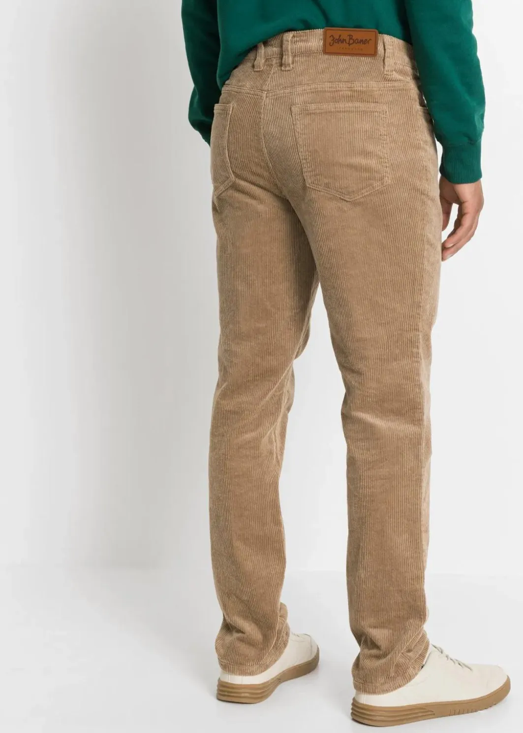 Best Regular Fit Stretch-Cordhose mit Komfortschnitt Herren Große Größen|Hosen