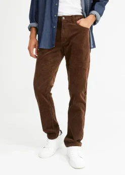 Clearance Regular Fit Stretch-Cordhose mit Komfortschnitt Herren Hosen|Große Größen