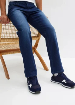 Clearance Regular Fit Stretch-Jeans mit Komfortschnitt, Straight Herren Jeans|Große Größen