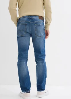 Herren bonprix Jeans|Große Größen|Regular Fit Stretch-Jeans, Straight