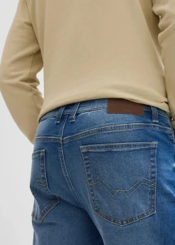 Herren bonprix Jeans|Große Größen|Regular Fit Stretch-Jeans, Straight