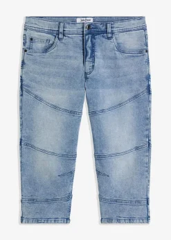 Sale Regular Fit 3/4-Stretch-Jeans, Straight Herren Große Größen|Jeans