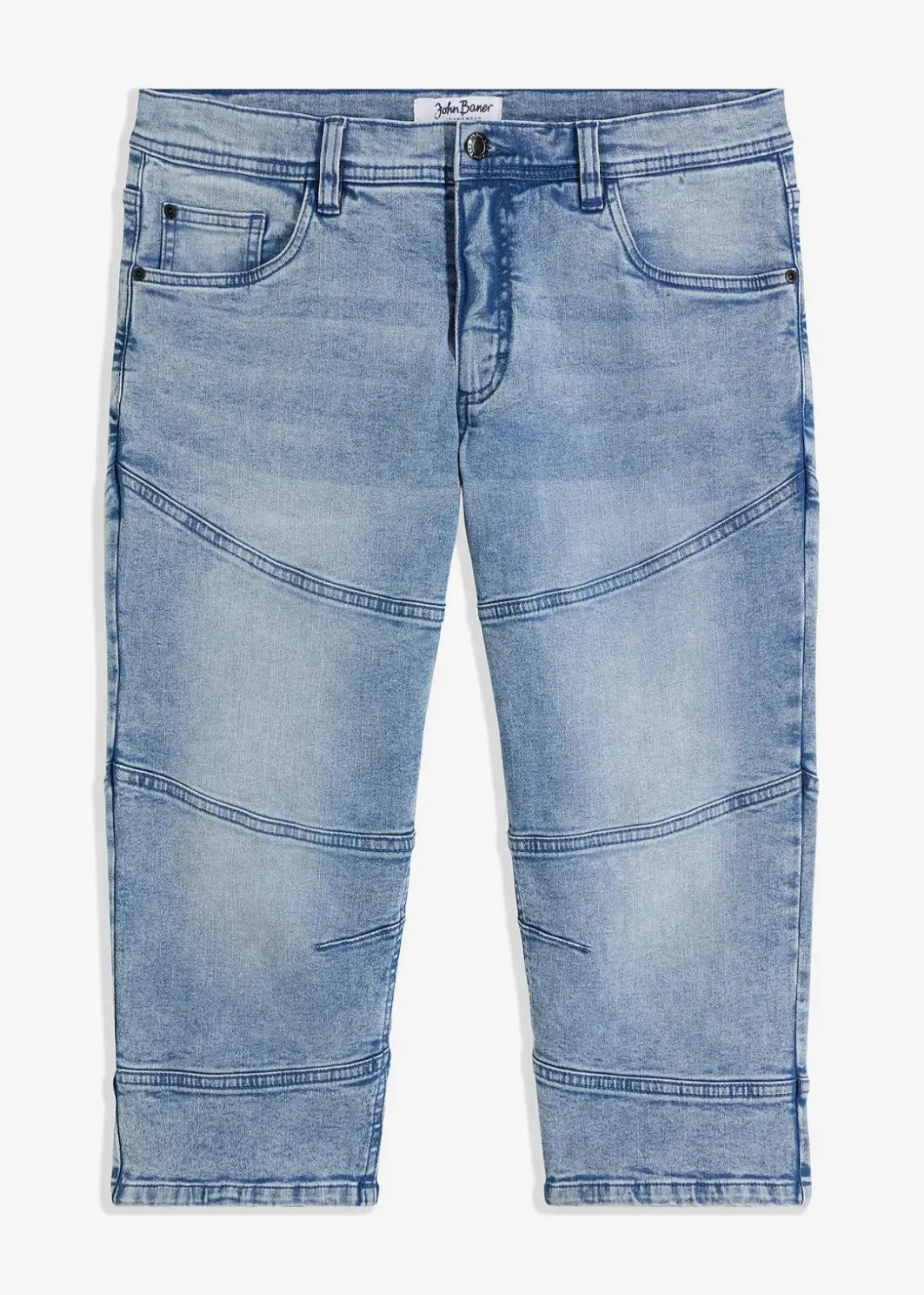 Sale Regular Fit 3/4-Stretch-Jeans, Straight Herren Große Größen|Jeans