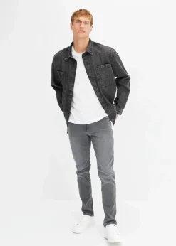 Outlet Regular Fit Stretch-Jeans mit Komfortschnitt, Tapered Herren Große Größen|Jeans