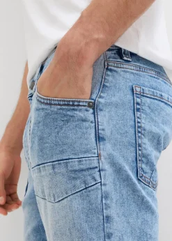 Discount Regular Fit 3/4-Stretch-Jeans, Straight Herren Jeans|Große Größen