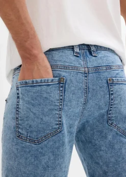 Discount Regular Fit 3/4-Stretch-Jeans, Straight Herren Jeans|Große Größen