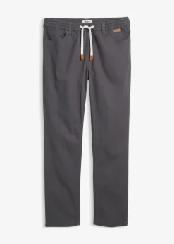 Hot Regular Fit Stretch-Schlupfhose, Straight Herren Große Größen|Hosen