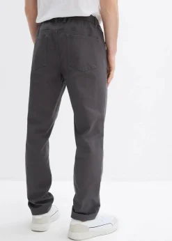 Hot Regular Fit Stretch-Schlupfhose, Straight Herren Große Größen|Hosen