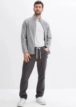 Hot Regular Fit Stretch-Schlupfhose, Straight Herren Große Größen|Hosen