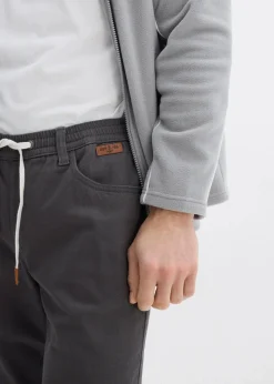 Hot Regular Fit Stretch-Schlupfhose, Straight Herren Große Größen|Hosen