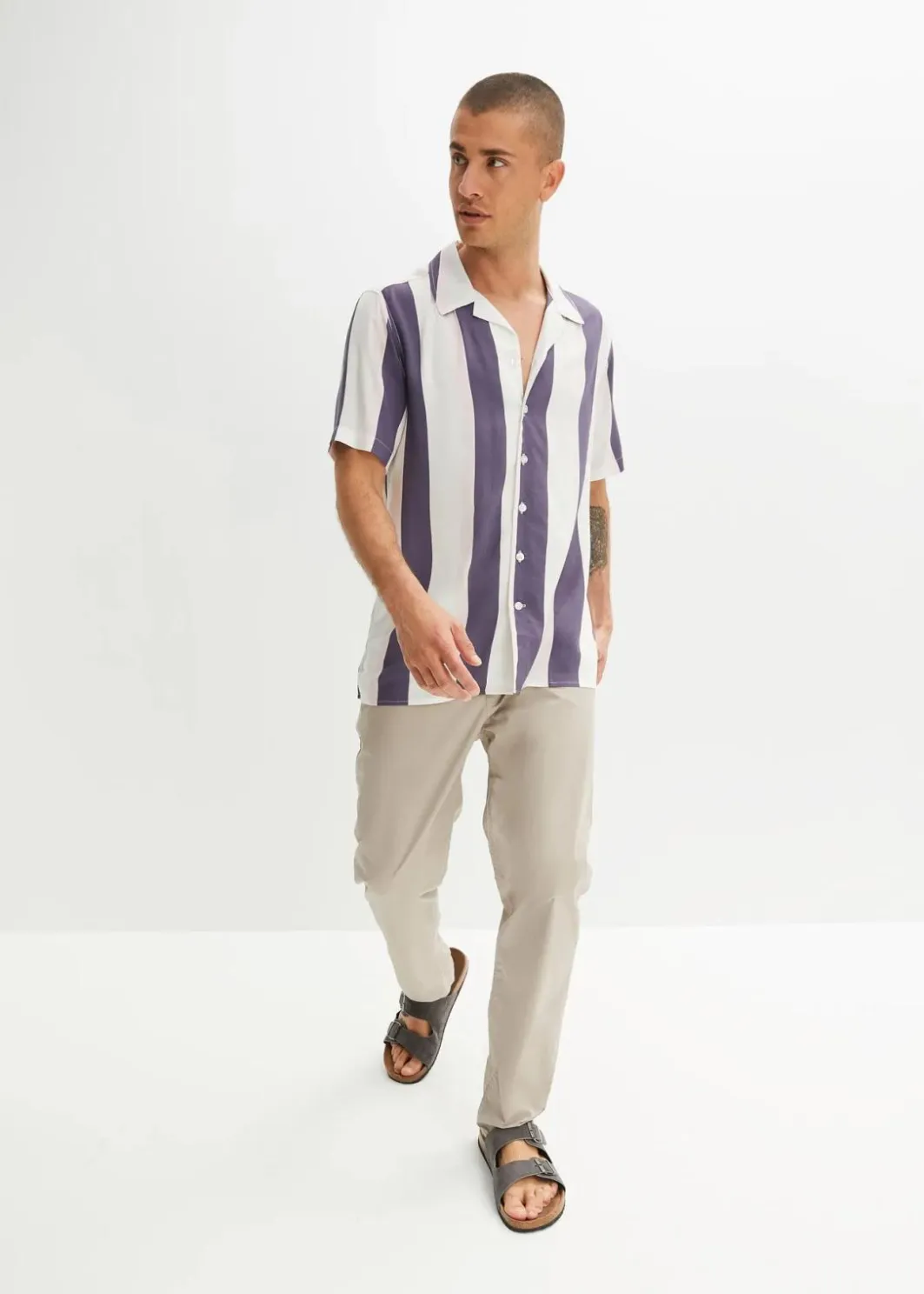 Best Regular Fit Stretch-Schlupfhose, Straight Herren Hosen|Basics