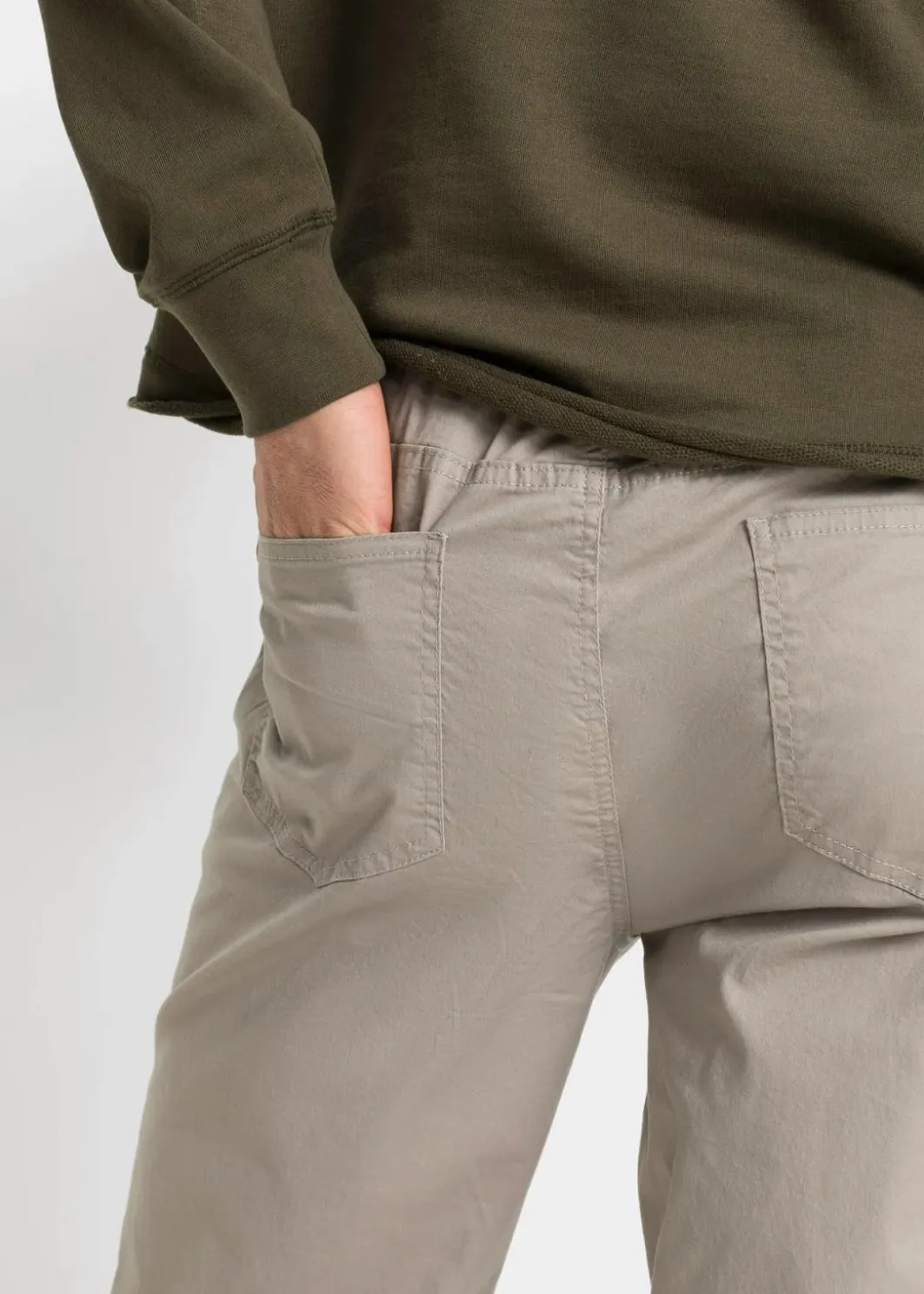 Best Regular Fit Stretch-Schlupfhose, Straight Herren Hosen|Basics