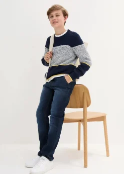 Kinder bonprix Jungen 9-16 Jahre·Bademode|Jungen 9-16 Jahre·Jeans|Regular Fit Stretch-Schlupfjeans, Straight