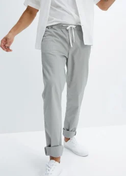 Herren bonprix Hosen|Basics|Regular Fit Stretch-Schlupfhose, Straight