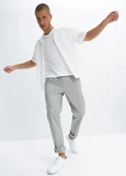 Herren bonprix Hosen|Basics|Regular Fit Stretch-Schlupfhose, Straight