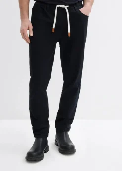 Best Regular Fit Stretch-Schlupfhose, Straight Herren Hosen|Große Größen