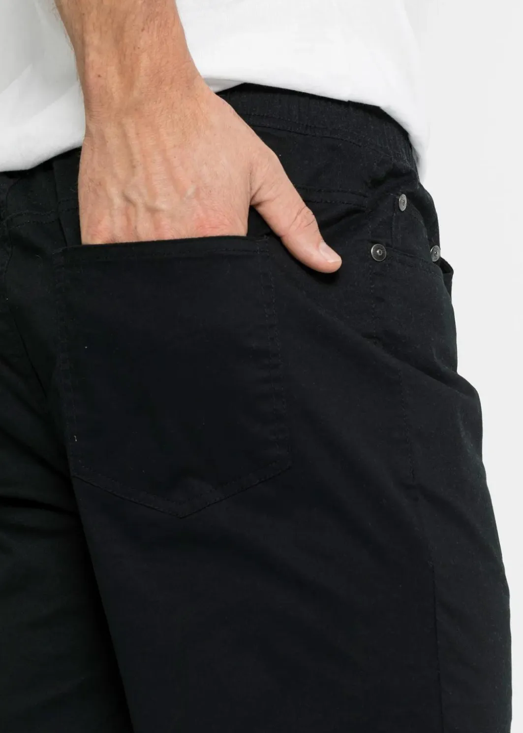 Herren bonprix Große Größen|Basics|Regular Fit Stretch-Schlupfhose, Straight