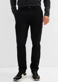 Herren bonprix Hosen|Thermobekleidung|Regular Fit Stretch-Thermo-Cargohose, Straight