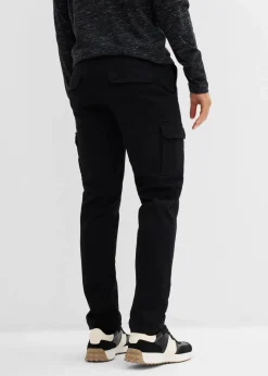 Herren bonprix Hosen|Thermobekleidung|Regular Fit Stretch-Thermo-Cargohose, Straight