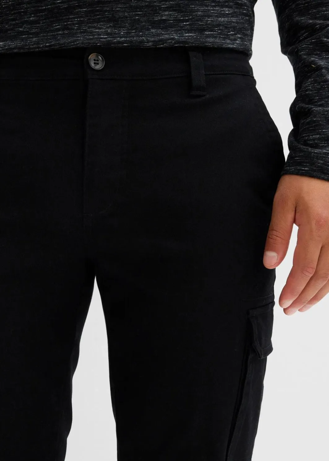 Herren bonprix Hosen|Thermobekleidung|Regular Fit Stretch-Thermo-Cargohose, Straight