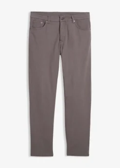 Sale Regular Fit Stretch-Thermohose mit flauschigem Flanellfutter, Straight Herren Große Größen|Outdoorbekleidung