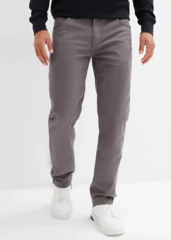 Sale Regular Fit Stretch-Thermohose mit flauschigem Flanellfutter, Straight Herren Große Größen|Outdoorbekleidung