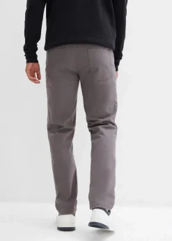 Sale Regular Fit Stretch-Thermohose mit flauschigem Flanellfutter, Straight Herren Große Größen|Outdoorbekleidung